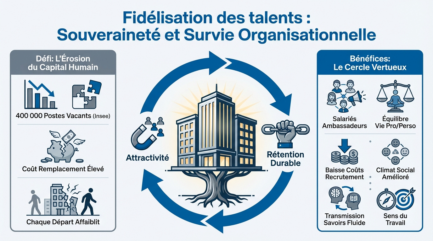 Analyse stratégique de la fidélisation des talents et enjeux RH